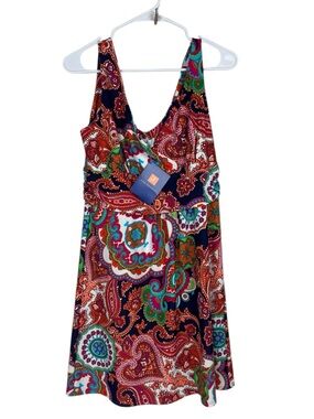 Jude Connally Paisley Sleeveless Dress Size M NWT!!!!